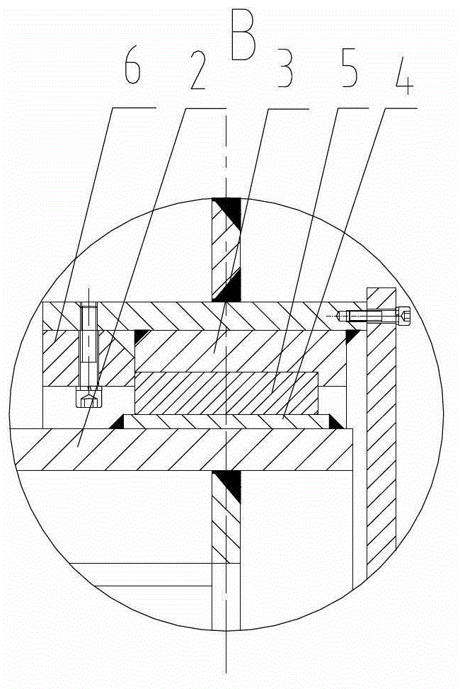 Supporting device used for supporting oil cylinder