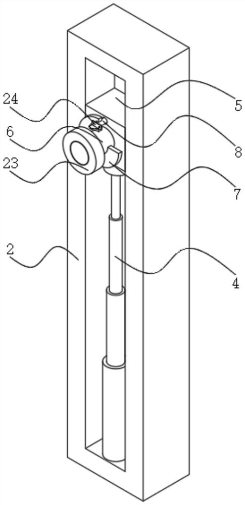 Four-column parking lifting machine convenient to transport, load and unload