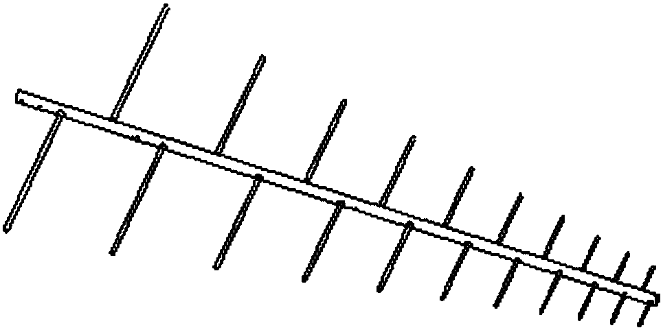 High-precision log-periodic dipole antenna integral forming method