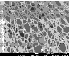 Graphene and vanadate composite nano-fiber photocatalyst and preparation method thereof