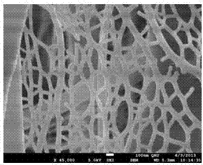 Graphene and vanadate composite nano-fiber photocatalyst and preparation method thereof