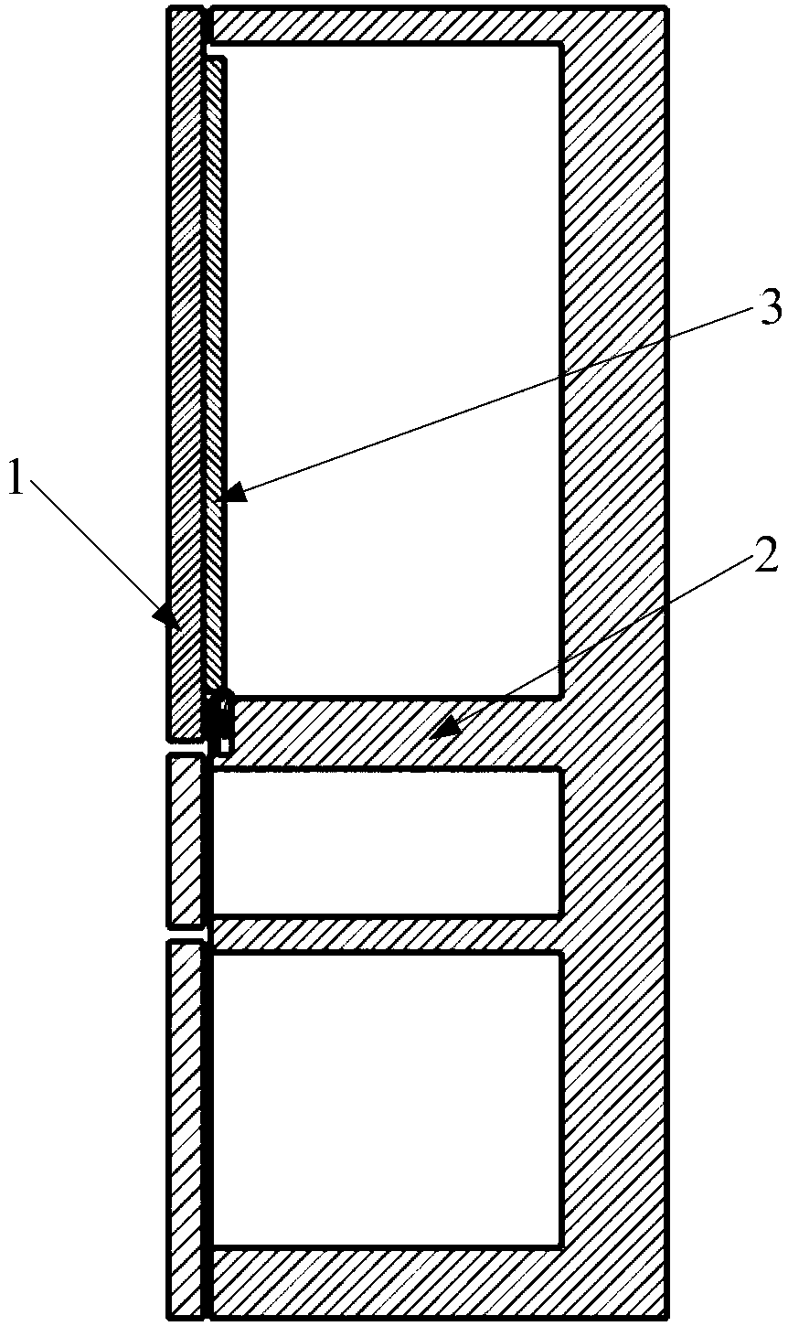 Refrigerator vertical beam sealing structure and refrigerator