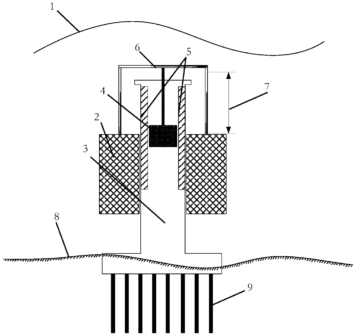 A bilateral built-in V-shaped permanent magnet linear generator, a submarine wave energy generating device and a control method