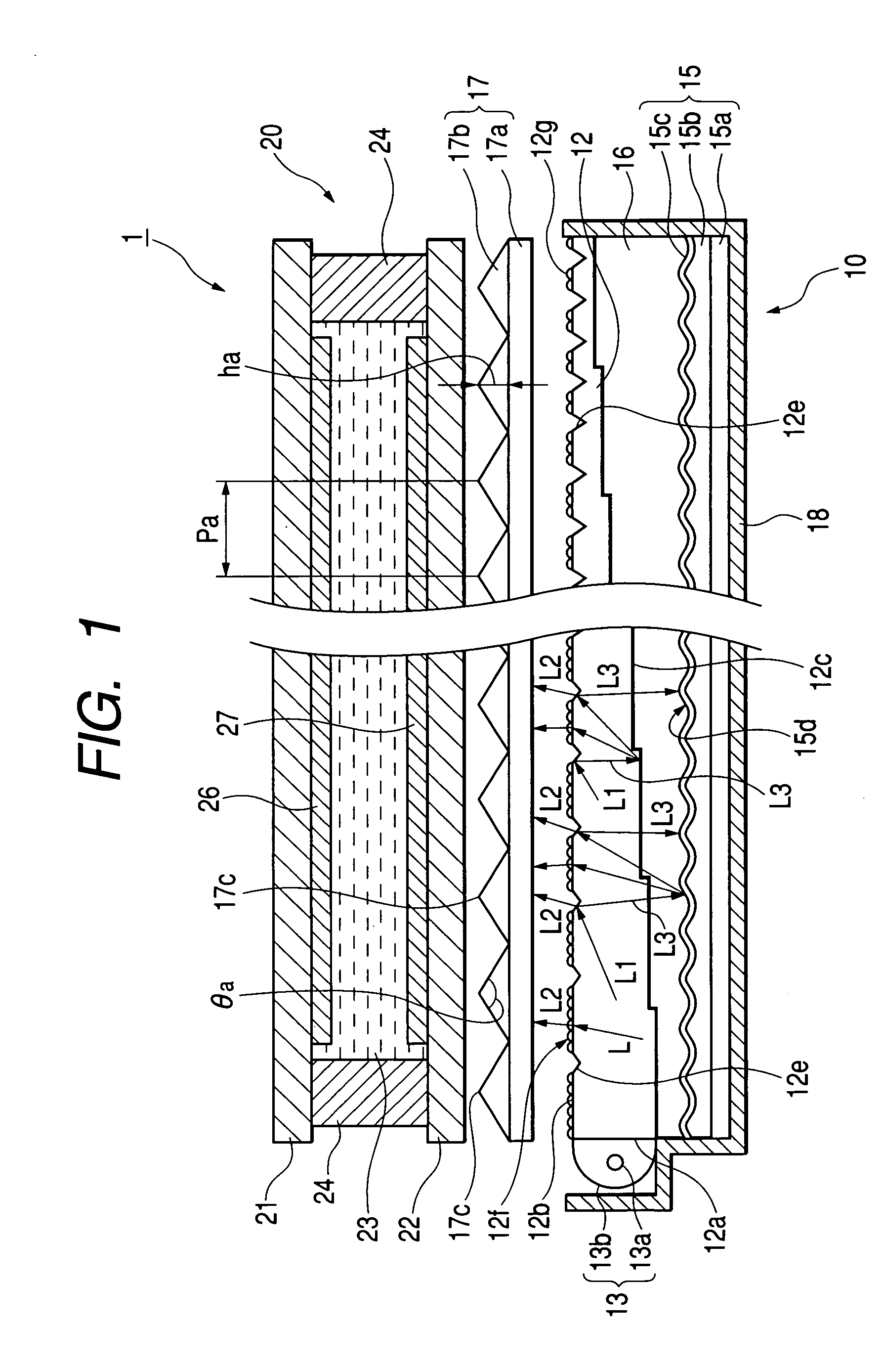 Backlight device and liquid crystal display device