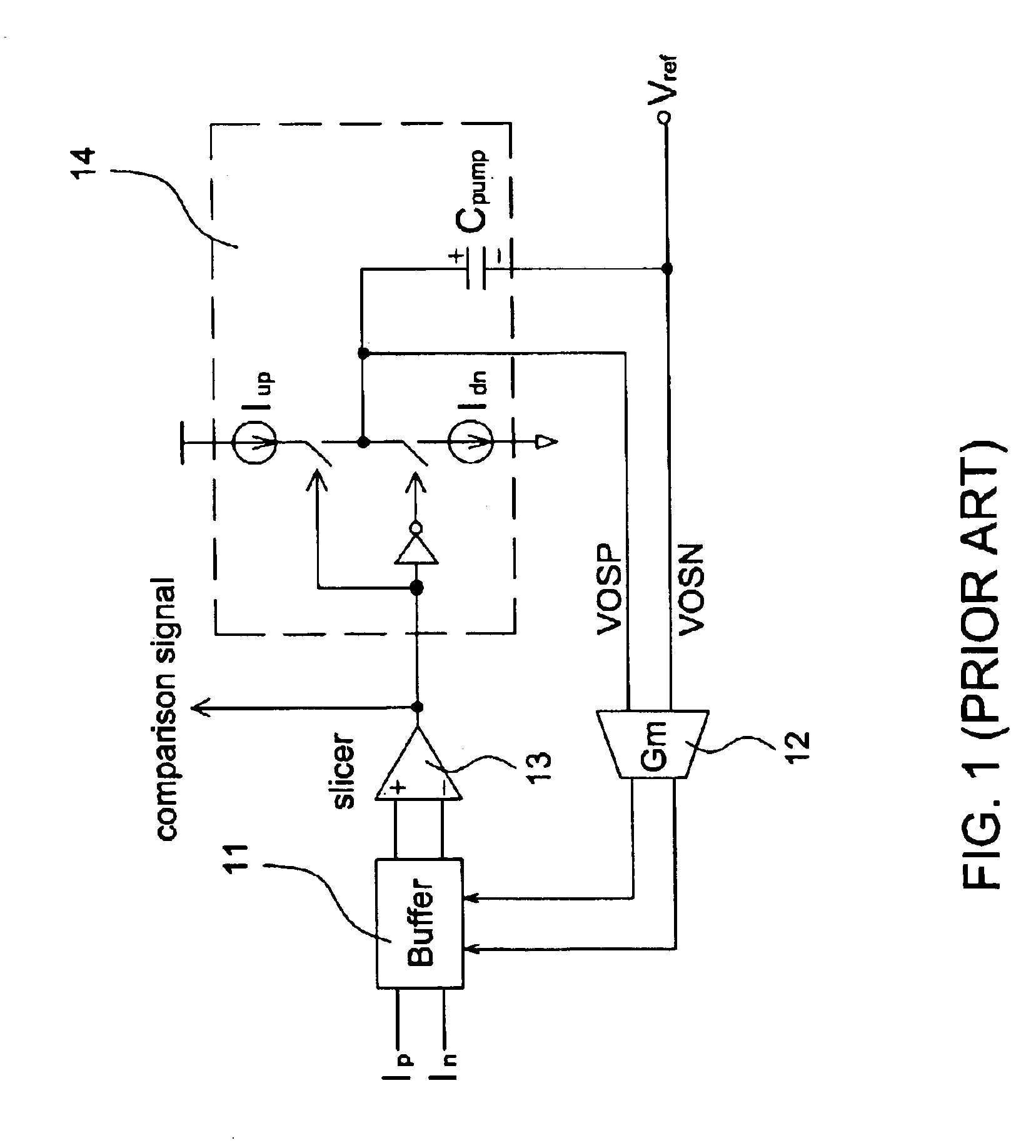 Differential charge pump circuit