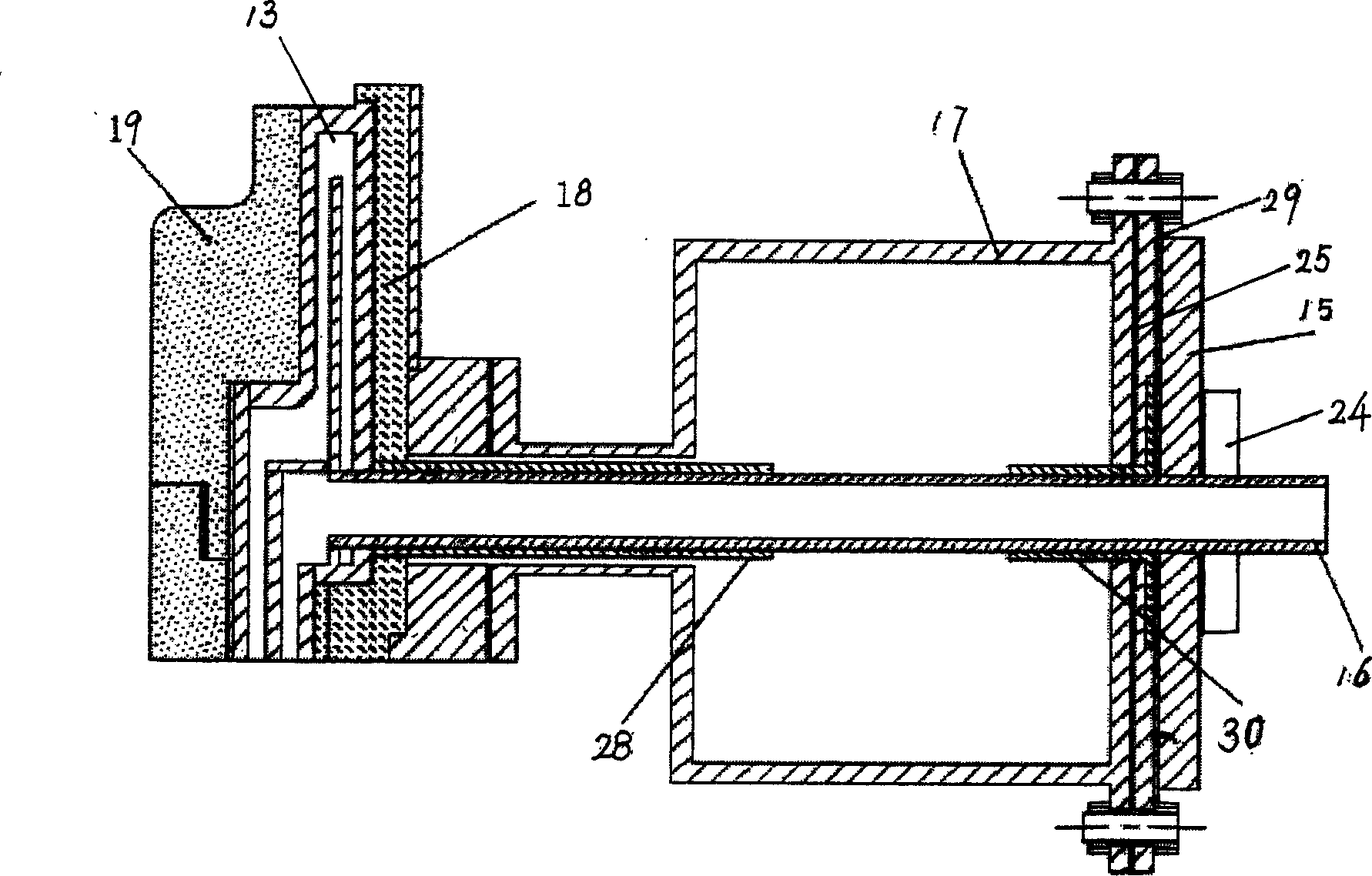Apparatus and process for producing acetylene by low-temperature plasmochemical pyrolysis of natural gas