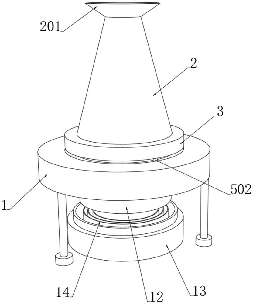 Mining circulating type fine material screening device