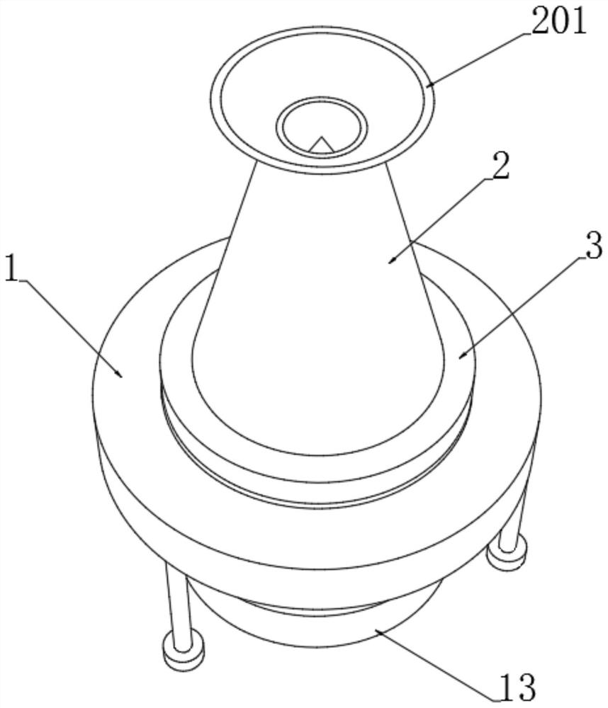 Mining circulating type fine material screening device