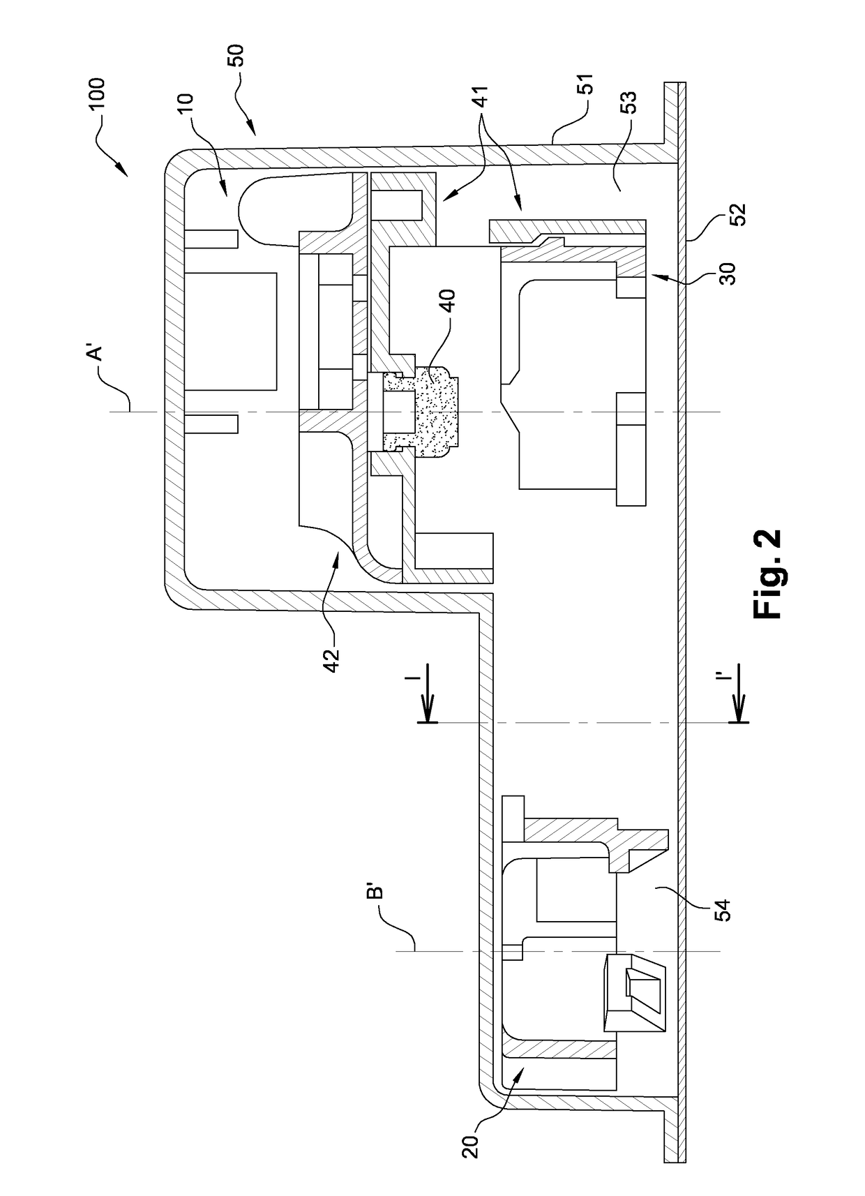 Assembly for coupling an adaptor with a medical container