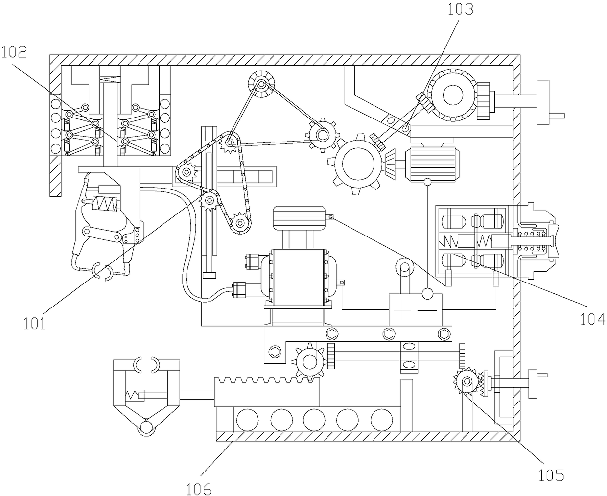 Wiring device for electric power overhaul