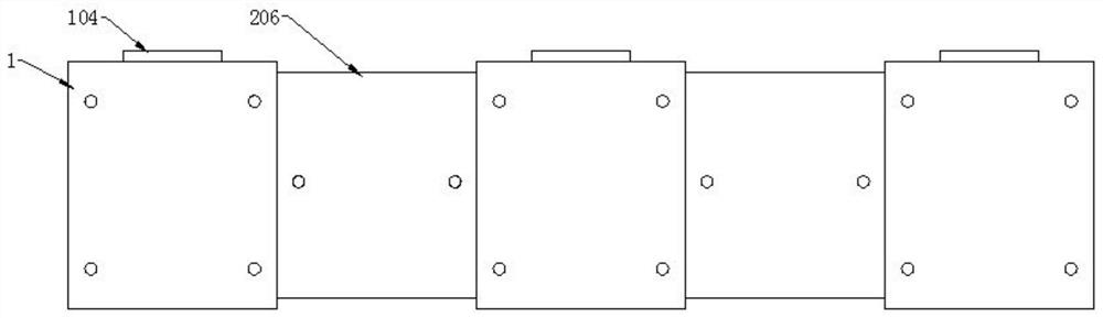 A die-fixing device used in expressway construction and building engineering construction