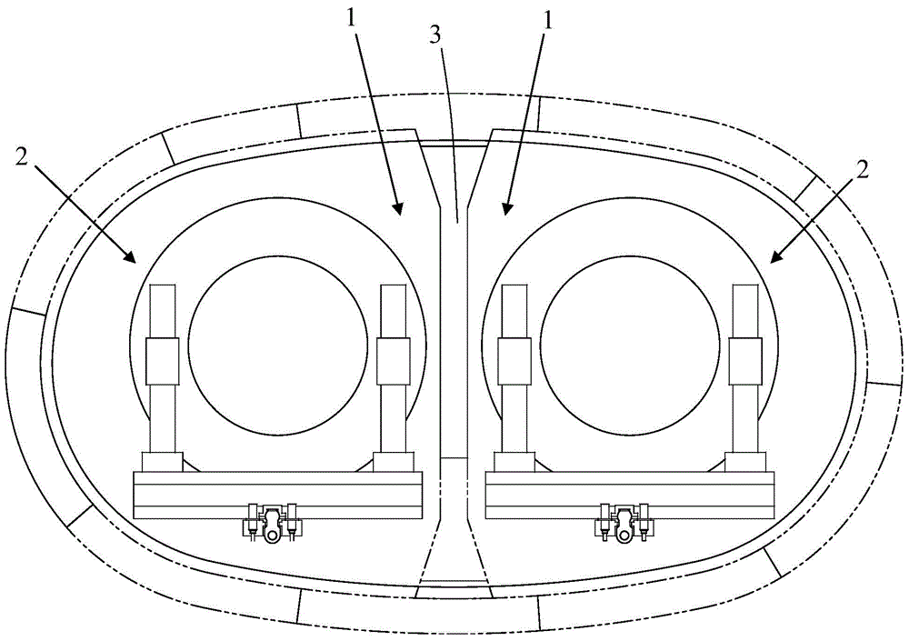 Segment assembling system for rectangular shield