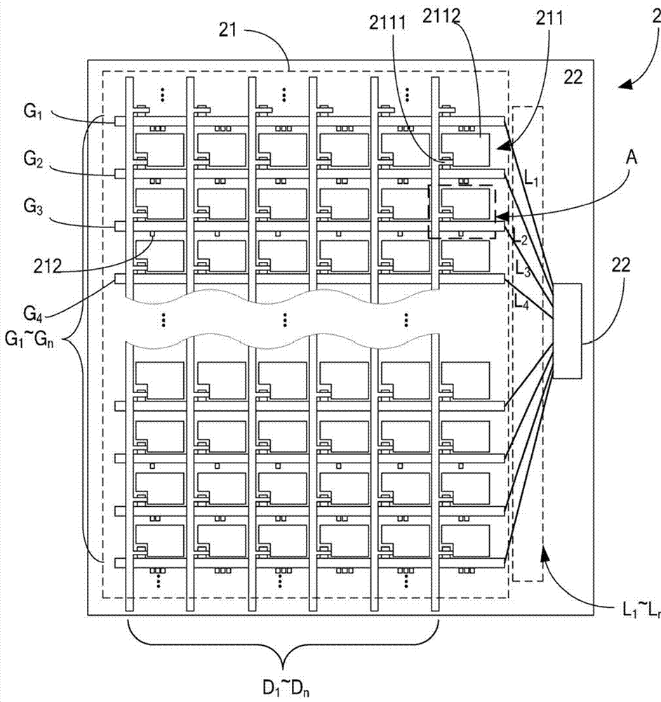 Array substrate and liquid crystal display panel using the array substrate