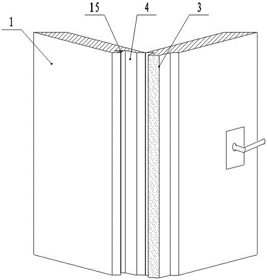 Folding structure for multi-section extension arm of single-arm three-dimensional measurement scriber