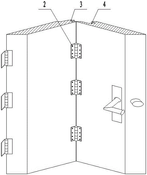 Folding structure for multi-section extension arm of single-arm three-dimensional measurement scriber