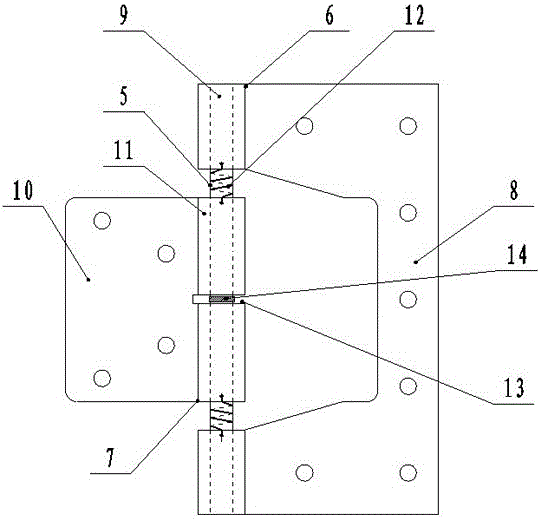 Folding structure for multi-section extension arm of single-arm three-dimensional measurement scriber