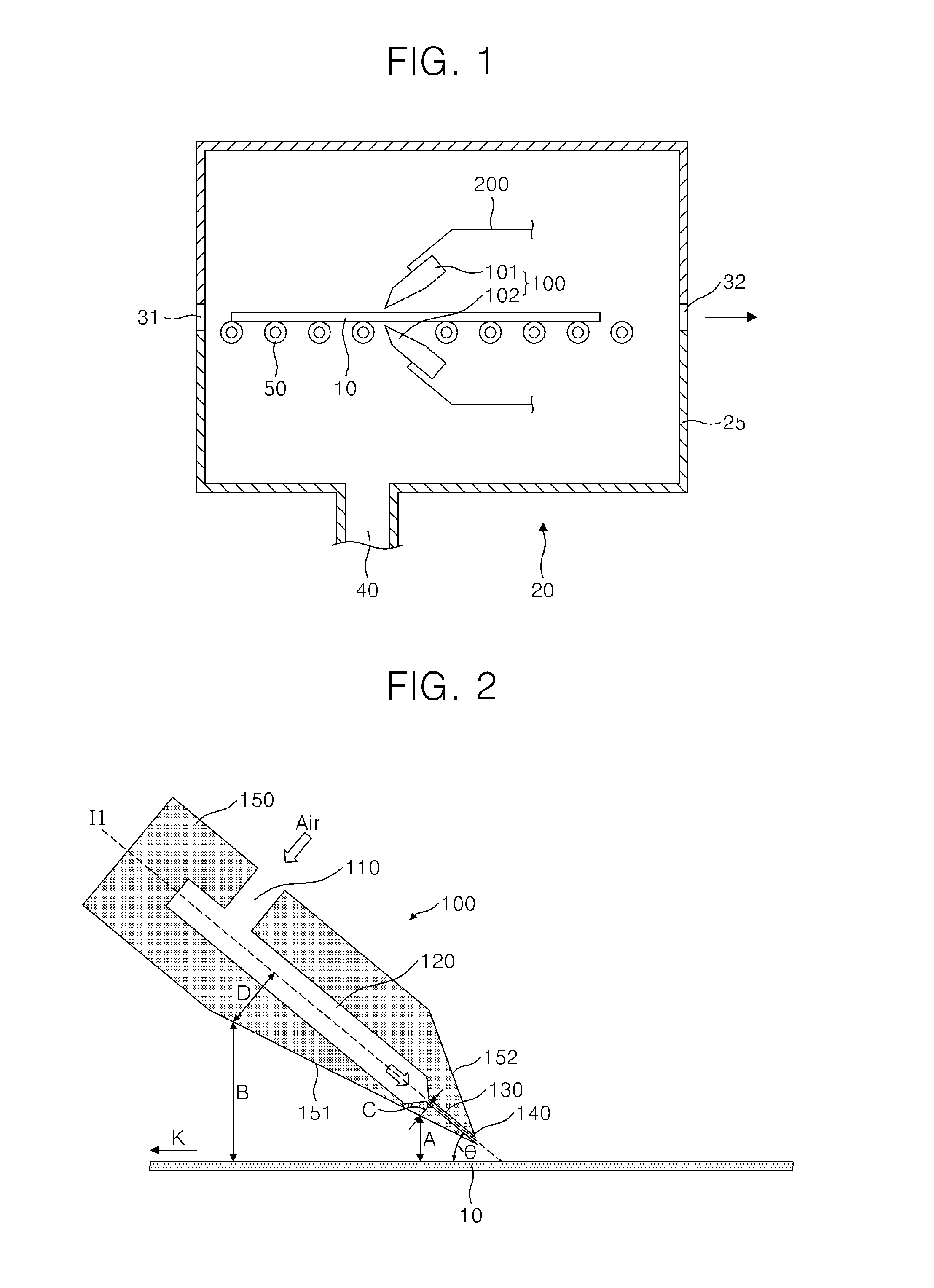 Air knife and substrate drying apparatus having the same