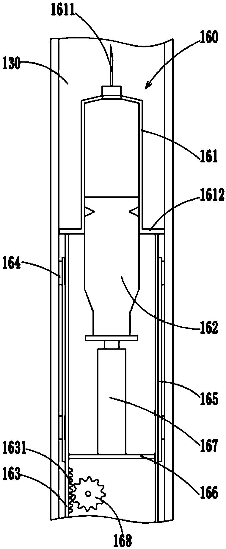 Drug injection device and dispensing equipment