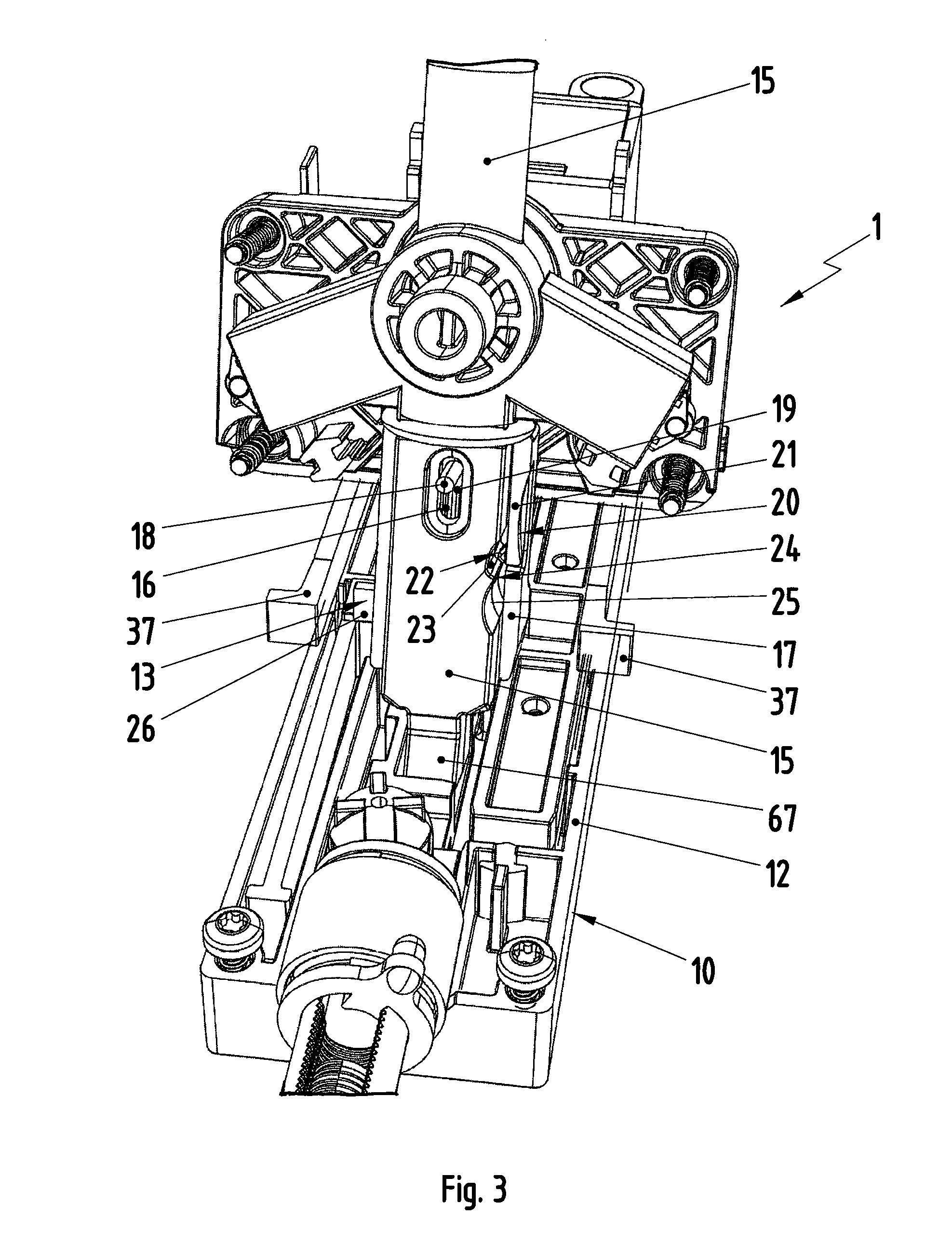 Shifting device for an automatic transmission