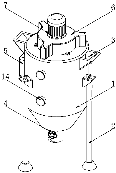 A mixing equipment for health food processing and production