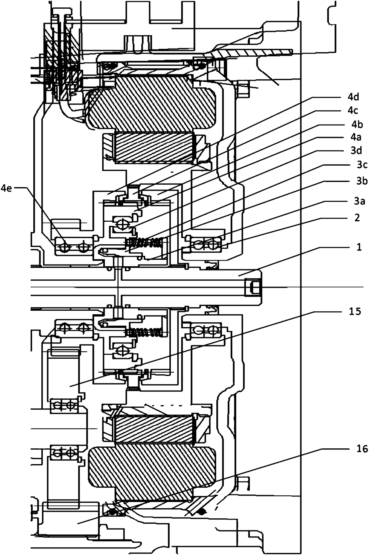 Hybrid-power stepless speed changing system