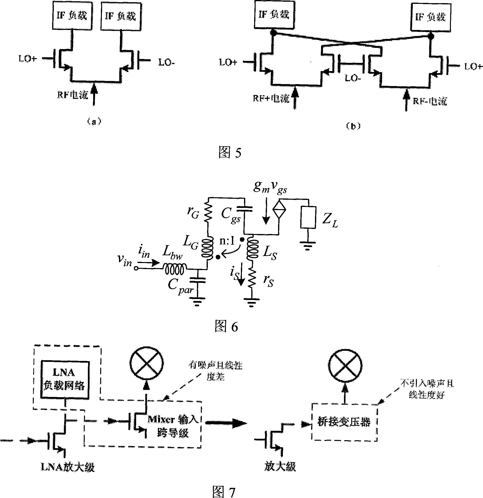 Low-power consumption wireless receiver radio frequency front end circuit