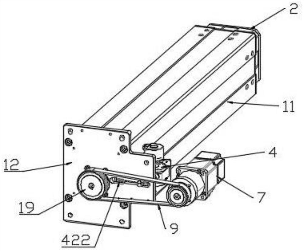 Lifting stand column device