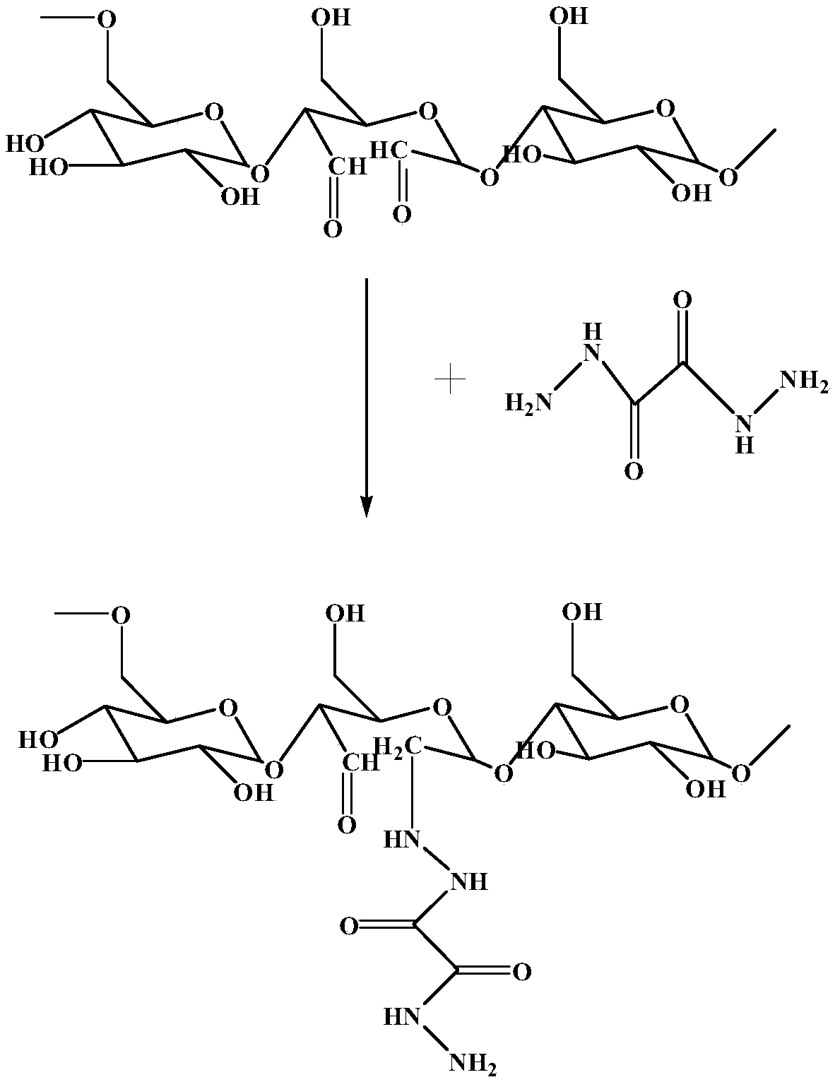 Antibacterial pullulan/chitosan composite food packaging film and preparation method thereof