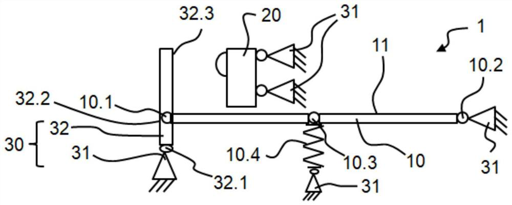 Simplified door opening and closing mechanism with large actuating surface