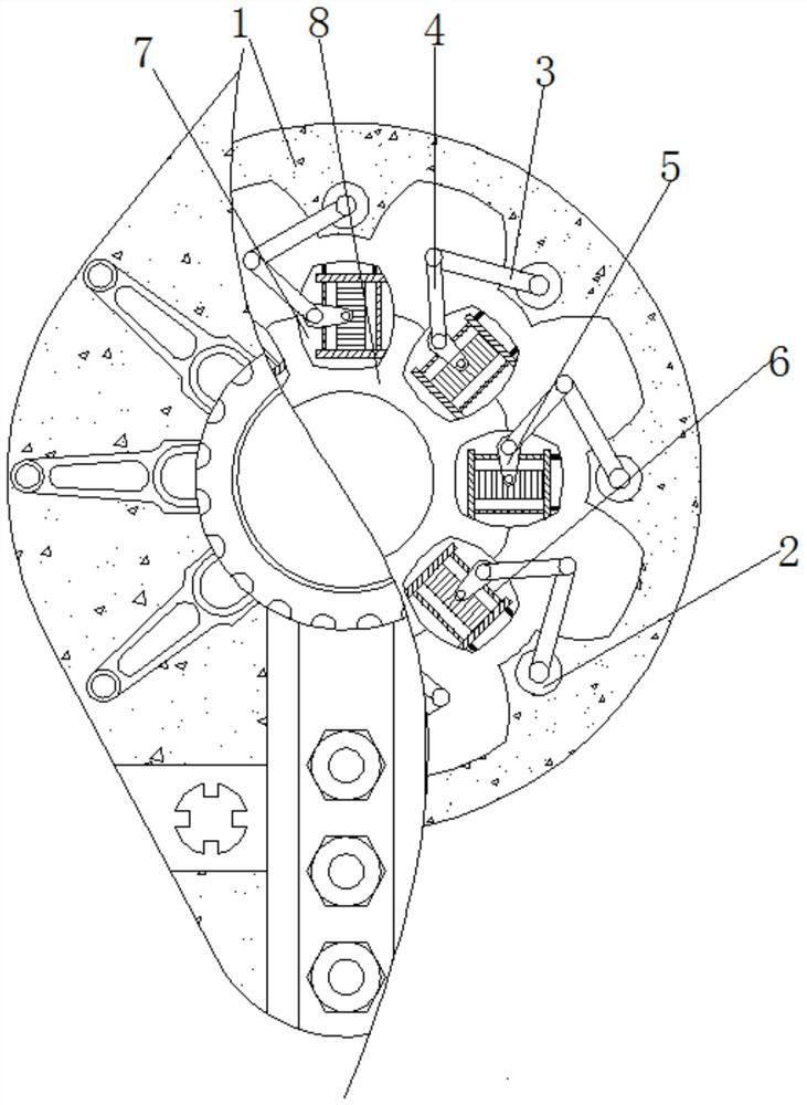 Uniform speed pulley mechanism capable of avoiding unstable operation of electric tackle