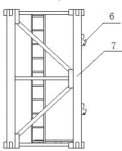 Anti-fall control device for tower crane lifting