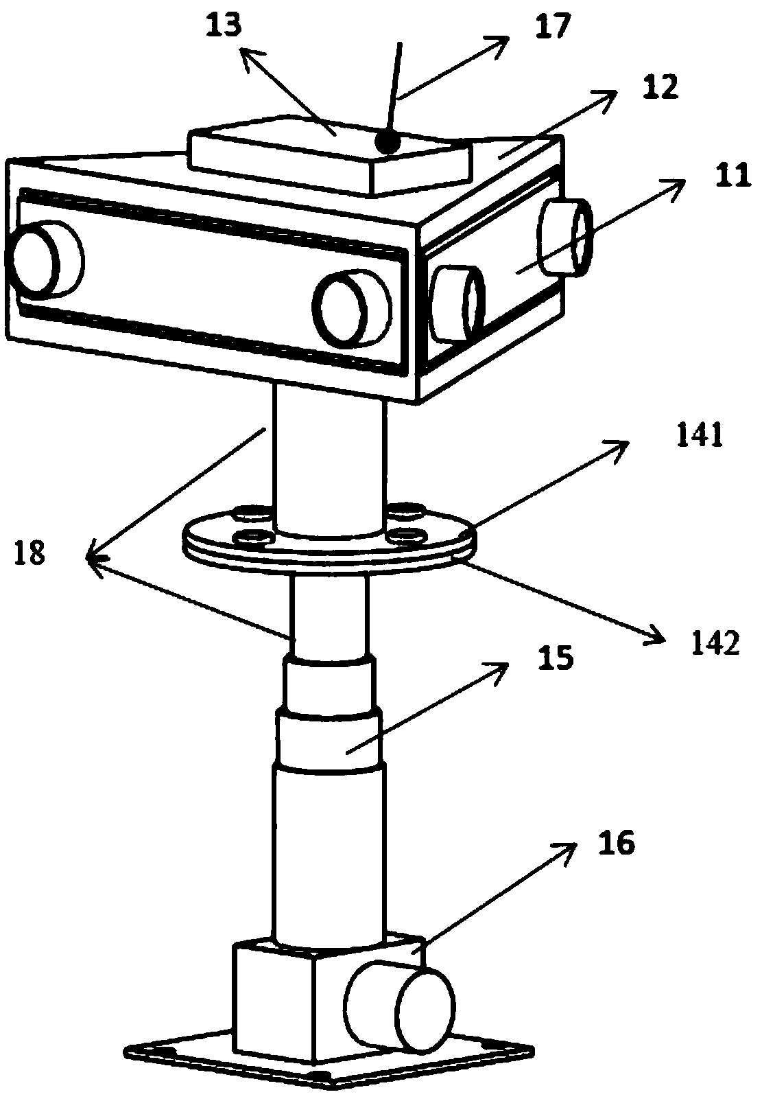 Early warning device of vehicle based on binocular panoramic stereoscopic vision