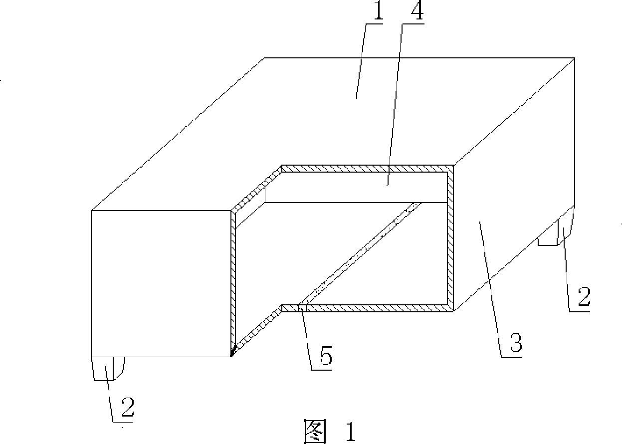 Hollow carcass for filling cast-in-situ concrete