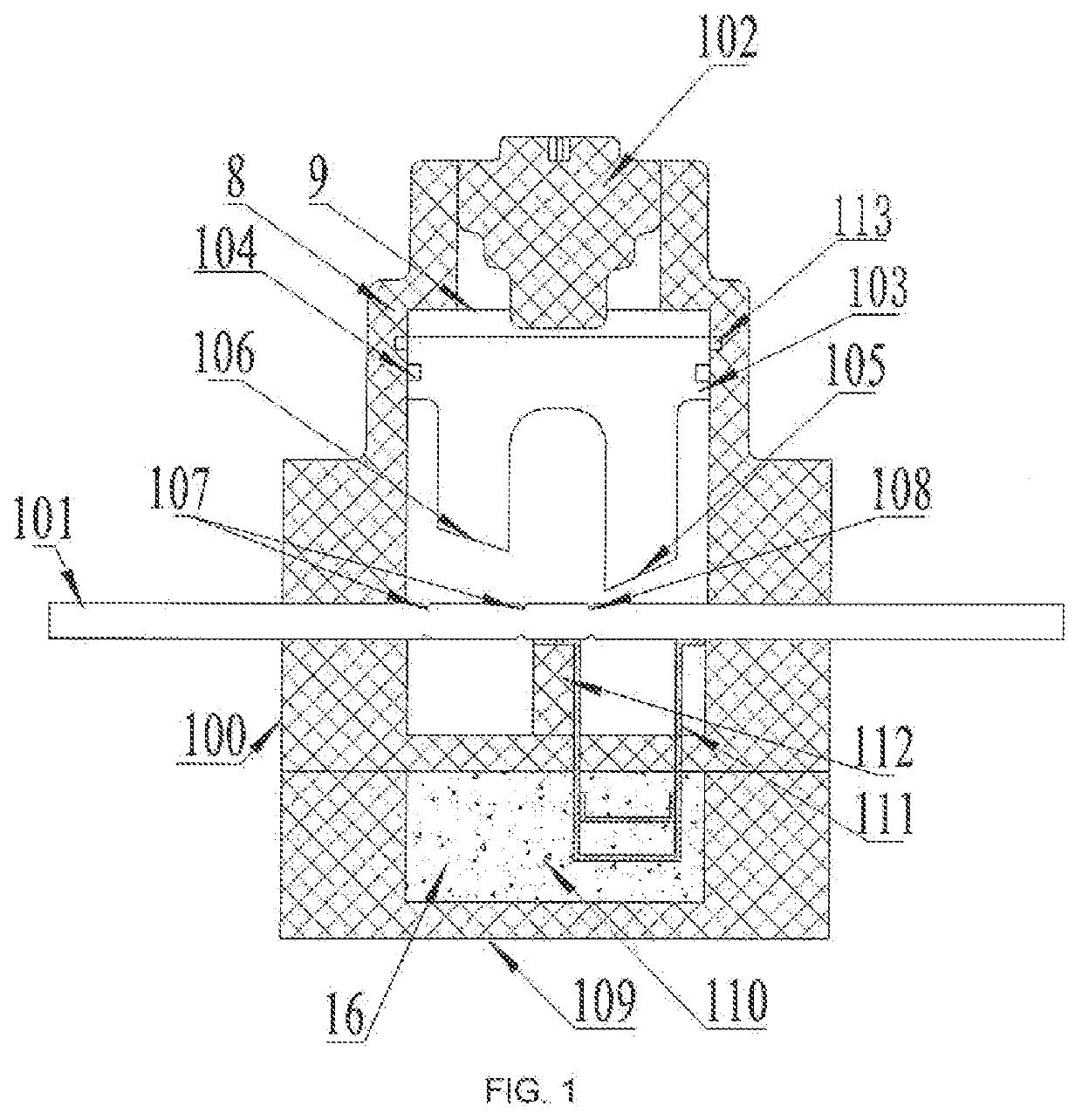 Mechanical Breaking and Fusing Combined Multi-Fracture Excitation Fuse