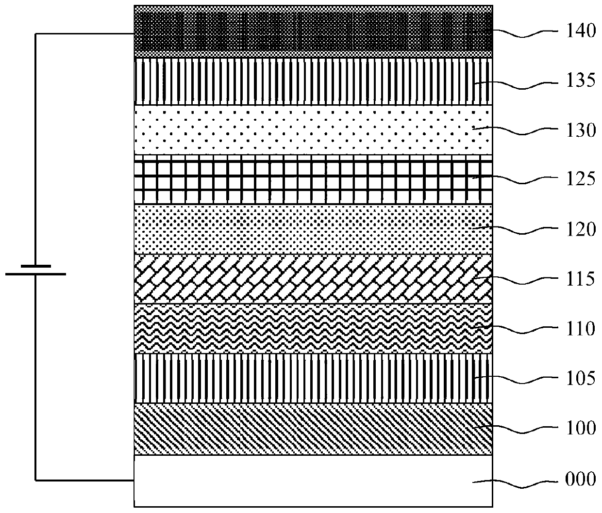 Bipolar molecular derivative for an organic light-emitting element