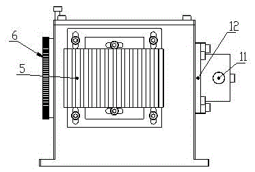 Integrated dual-light-source seat applicable to roadside respiratory zone air quality on-line monitoring system