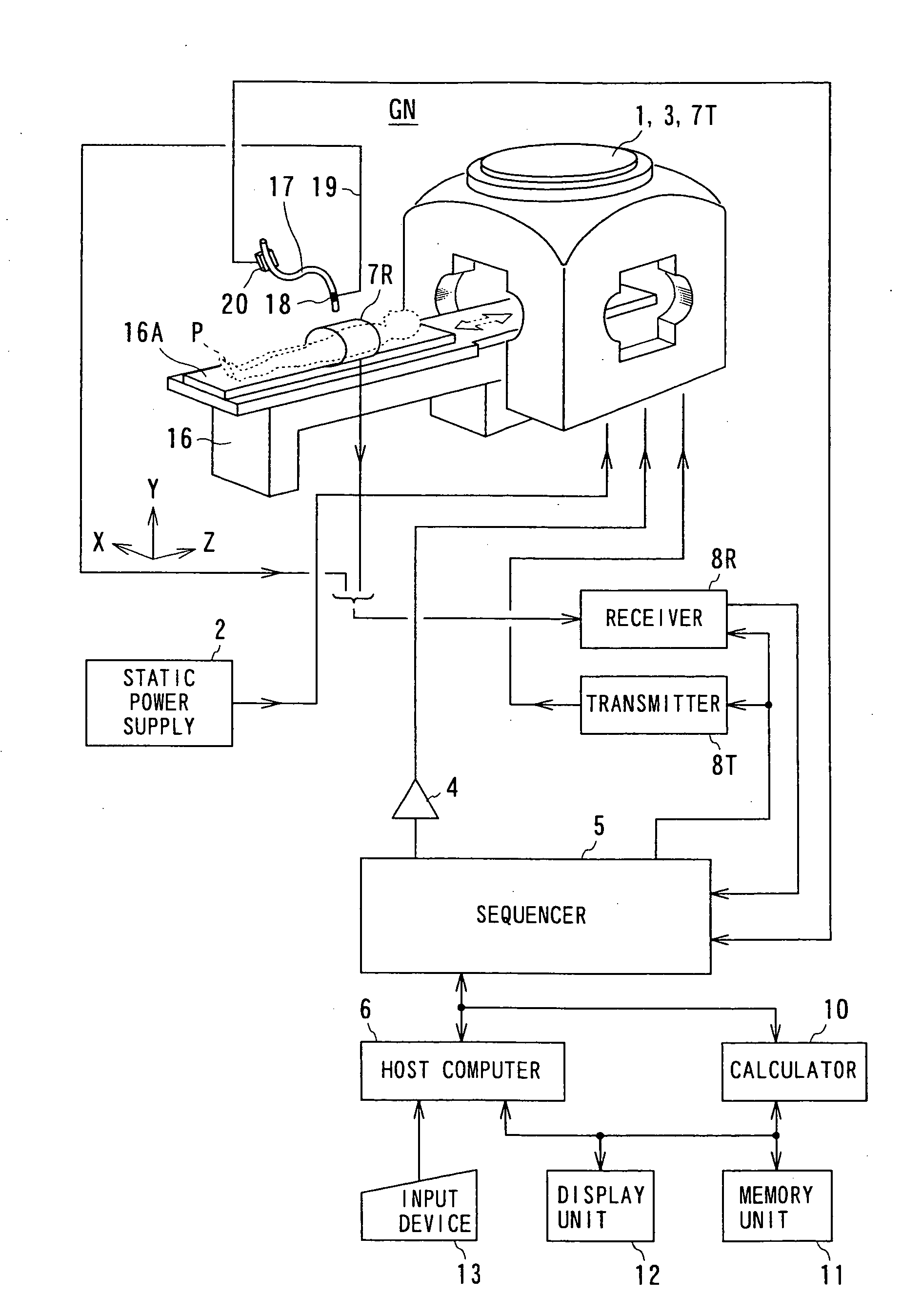 Interventional MR imaging with detection and display of device position