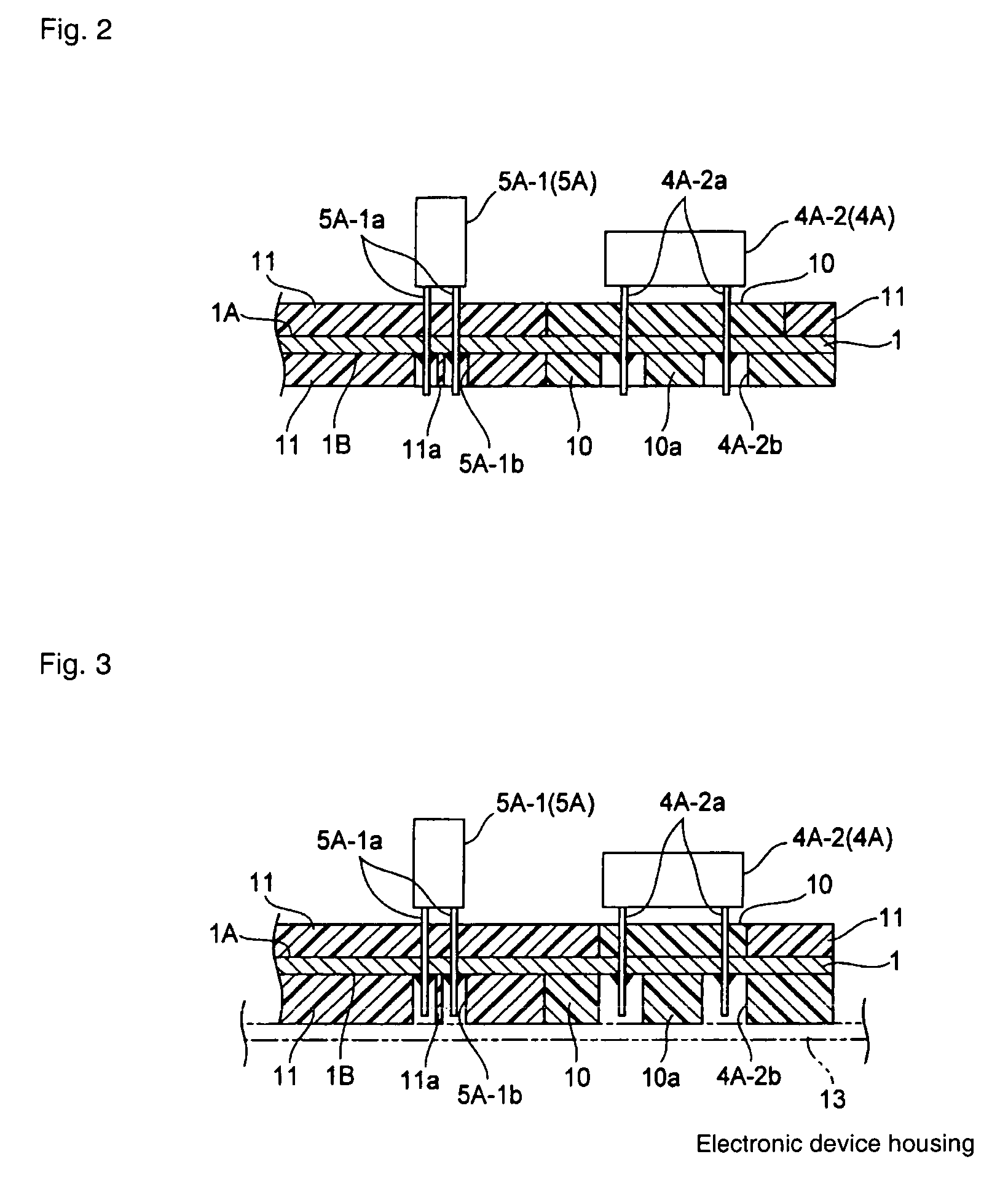 Component mounting board structure and production method thereof