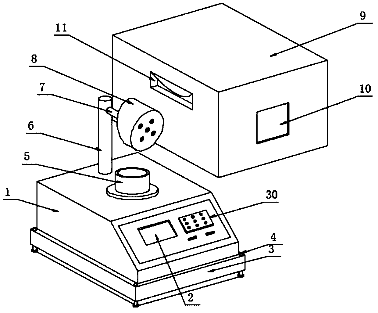 Fluid driving type urine medical examination device