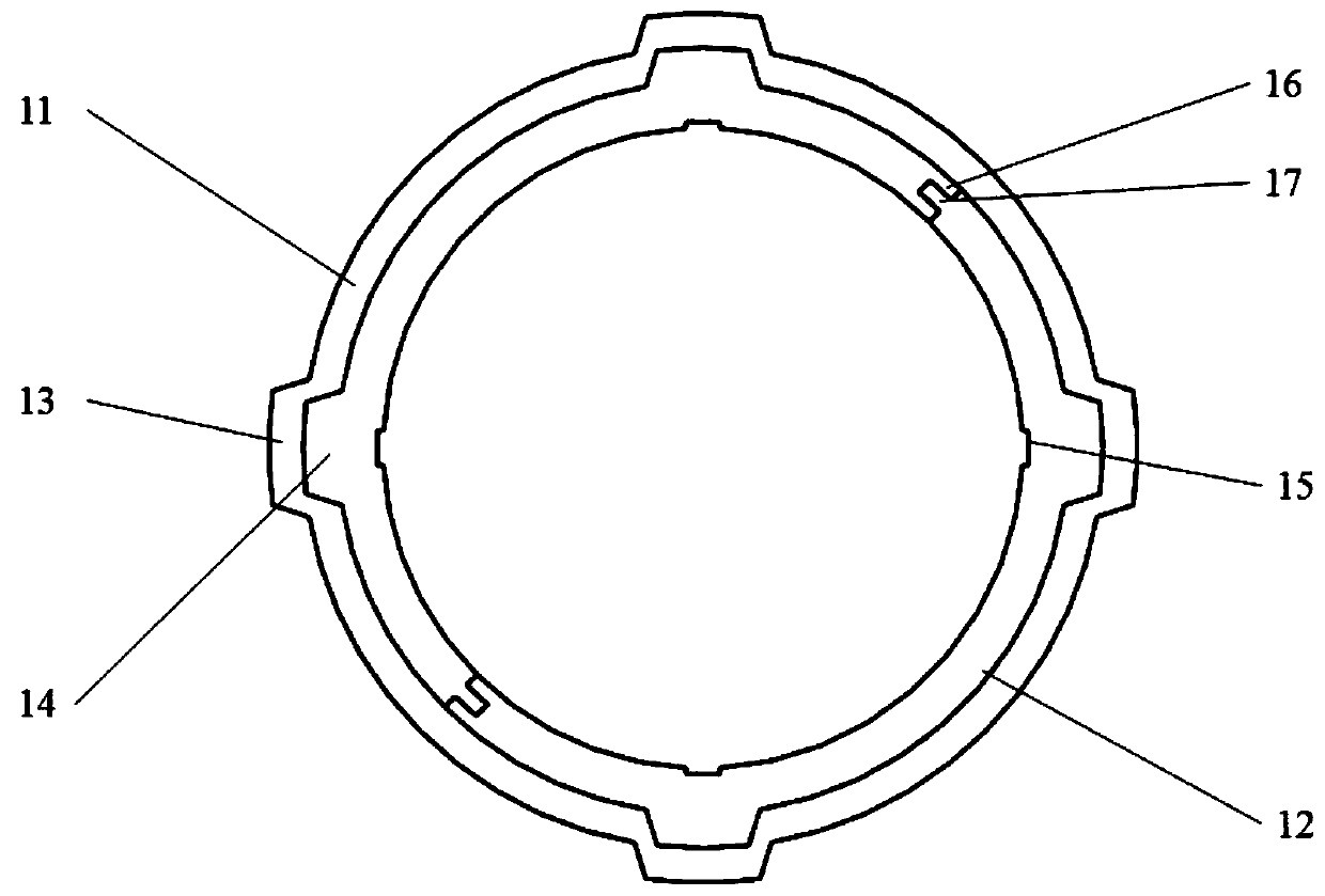 A device and method for measuring lateral deflection curves in construction engineering