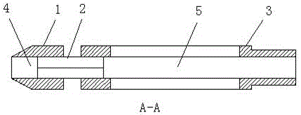 Internal-fixing hollow screw for intercondylar eminence and capable of being demounted and taken out