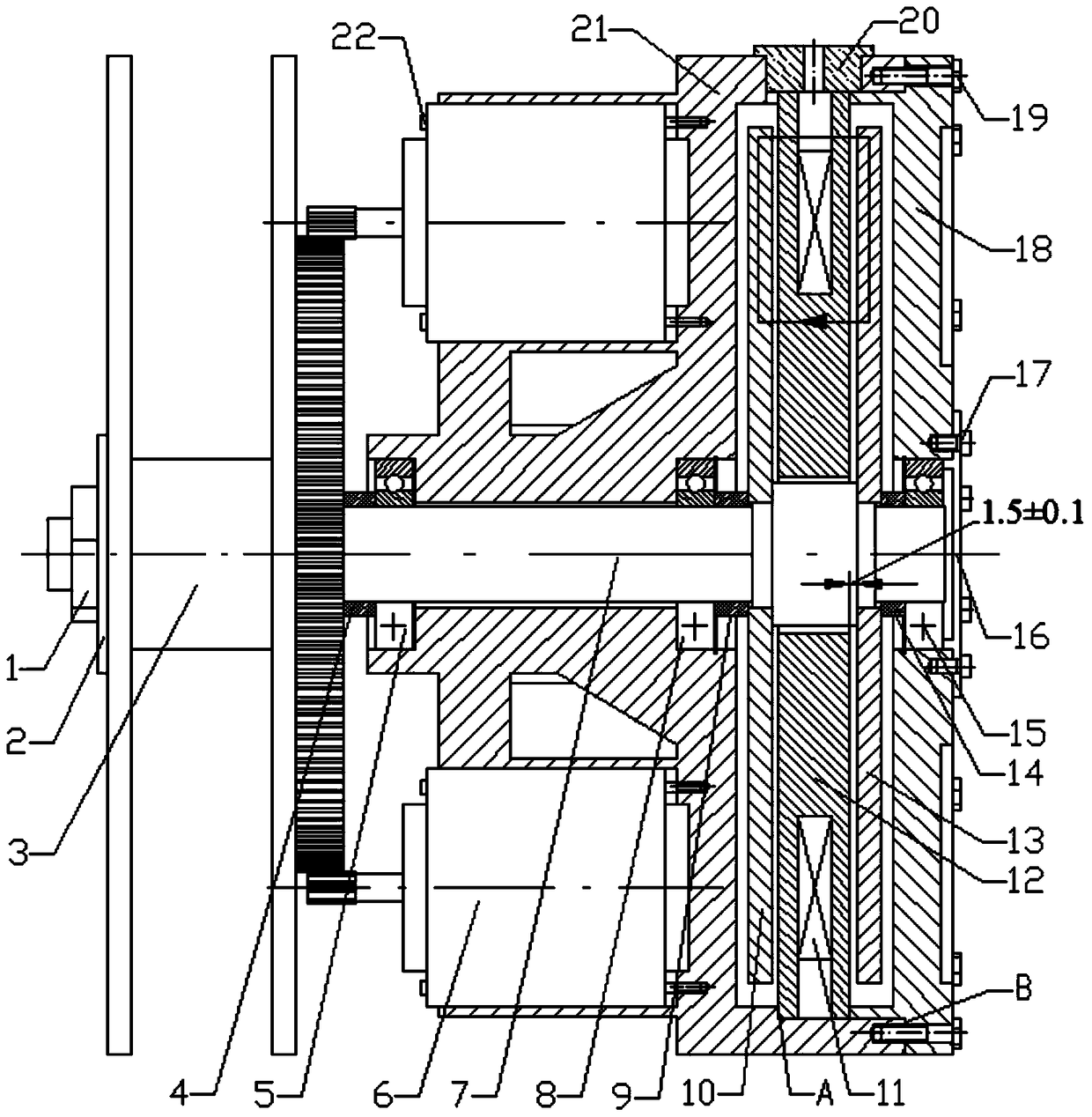 High-altitude slow-descent device based on magnetorheological fluid damper