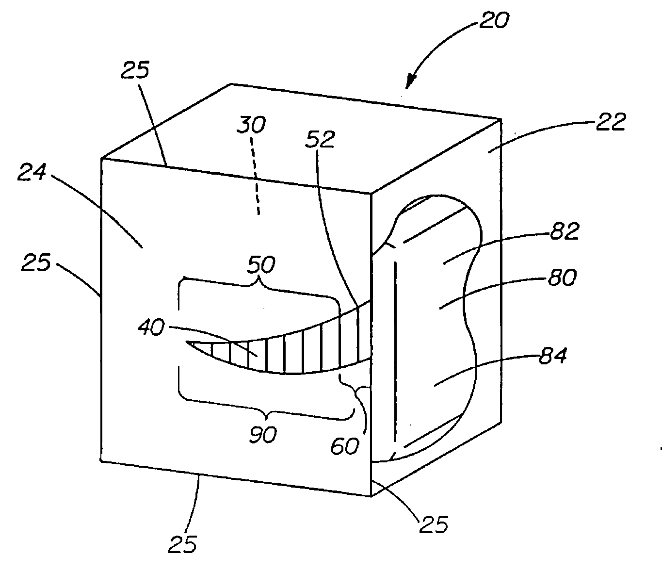 Package having a composite window