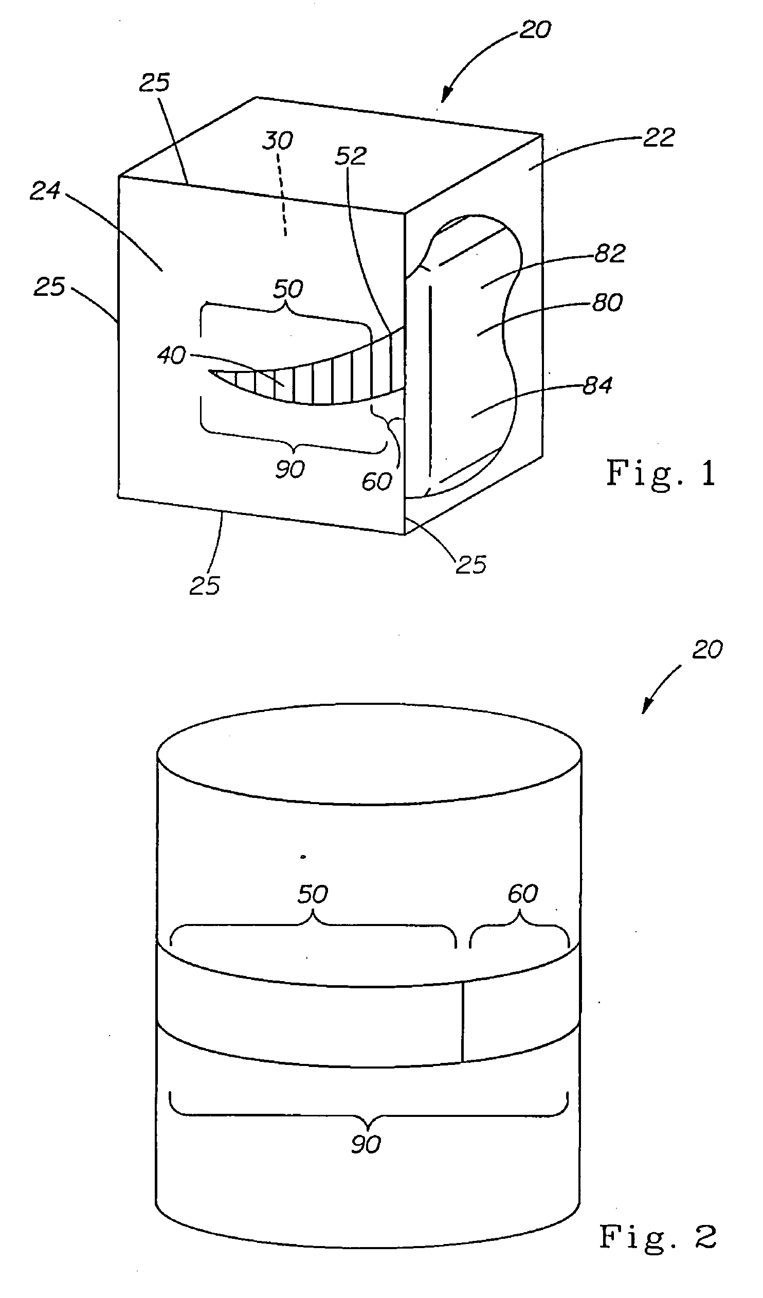 Package having a composite window