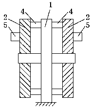 Disc-type energy-dissipating shock absorber