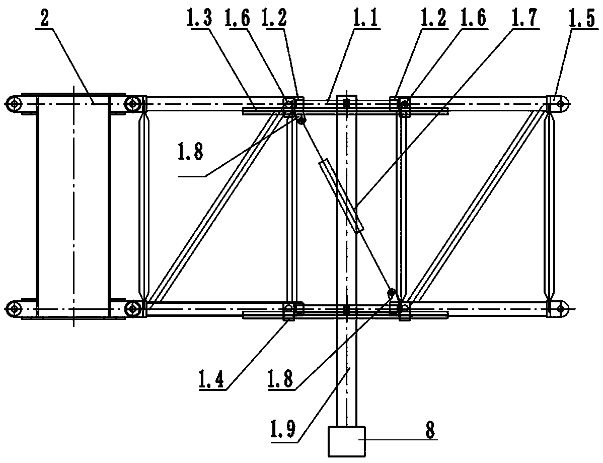 Prefabricated wall panel temporary positioning support system and construction method based on construction platform