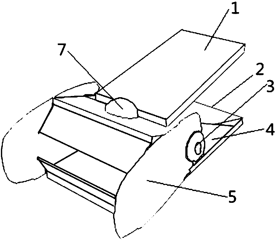 Nail scissors with collecting groove