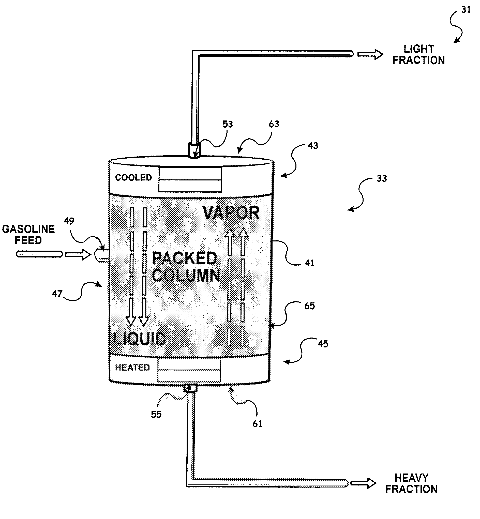On-board fuel fractionation system and methods to generate an engine starting fuel