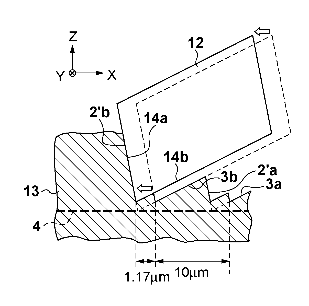 Method of manufacturing blazed diffractive grating and method of manufacturing mold for manufacturing blazed diffractive grating