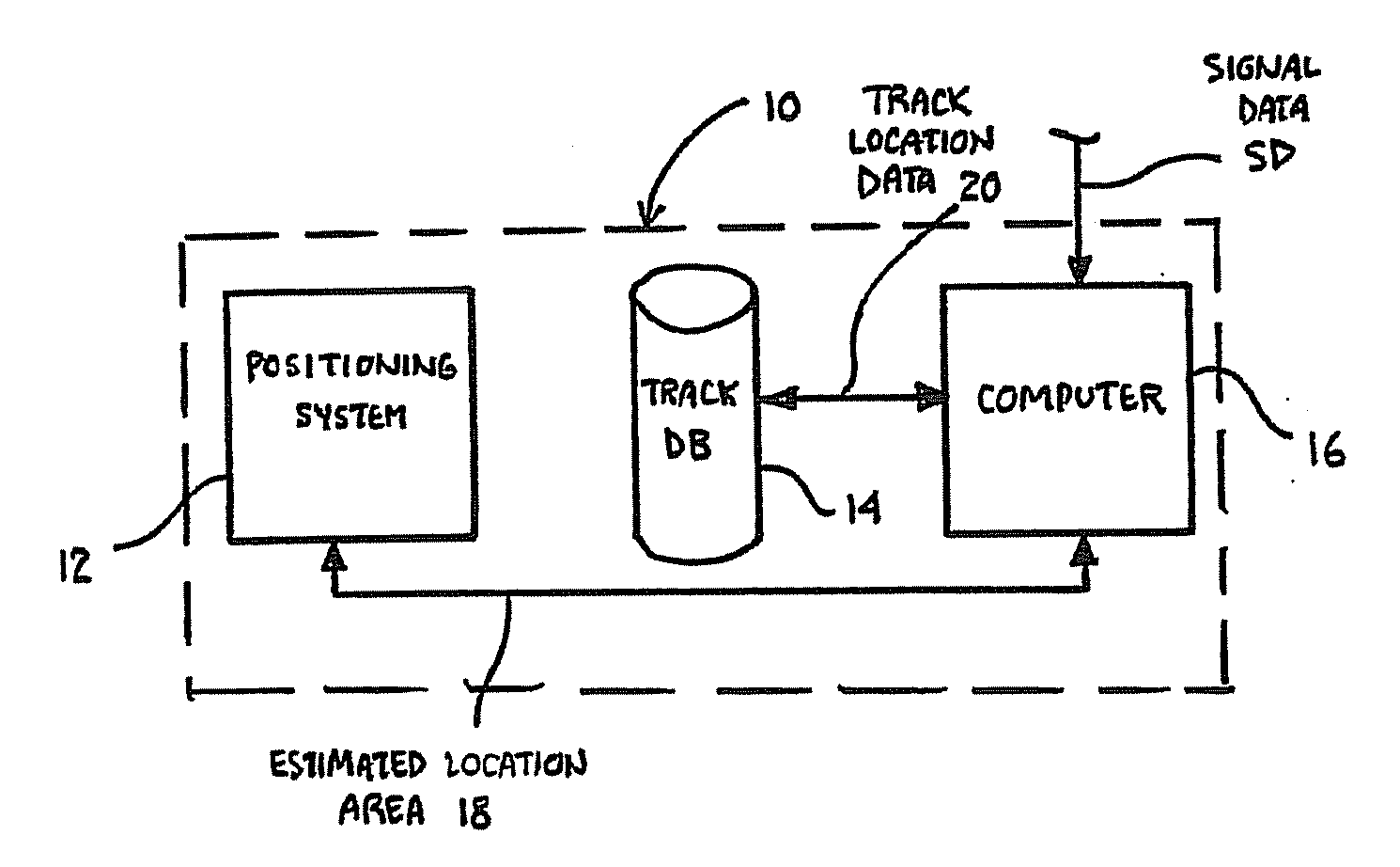 System and Method to Determine Train Location in a Track Network